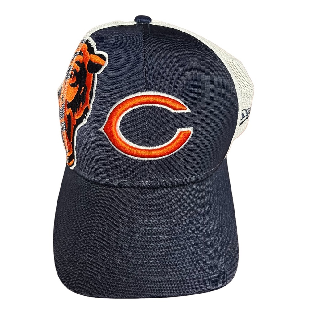 NFL New Era Chicago Bears fitted logo mascot hat size medium large - Picture 1 of 11